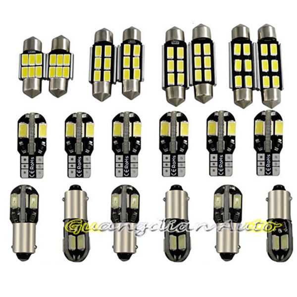 TCART 13pcs Envío gratis Bulbos LED Auto LED Kit de luz interior LED LECHES DE DOME PARA VW PASSAT B7 2012 Accesorios para automóviles