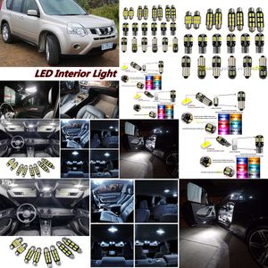 TCART 6PCS Erreur d'expédition Erreur de kit d'éclairage intérieur LED automatique Forfait pour Nissan X-Trail T31 Accessoires de voiture 2007-2013