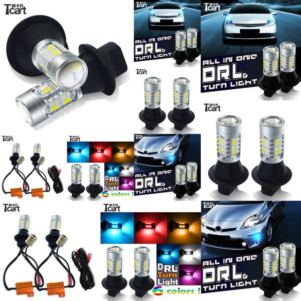 Pièces de voitures TCART pour Chevrolet Cruze LED S25 1156 BAU15S LED Blinker DRL Front Turnals Light tout en un