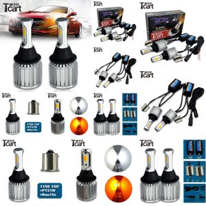 TCART PY21W 30W voor Suzuki SX4 Auto -accessoires DRL Day Time Running Light Turn Signal LED BAU15S