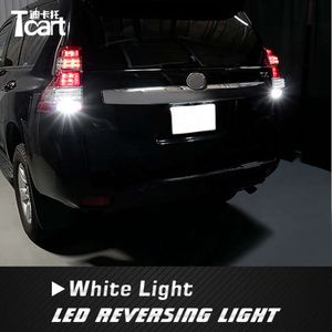 TCART T15 Erreur gratuite pour Toyota Land Cruiser Prado 150 2014 2017 2018 LED Auto Reverse Lampe Back Up Lights Accessoires