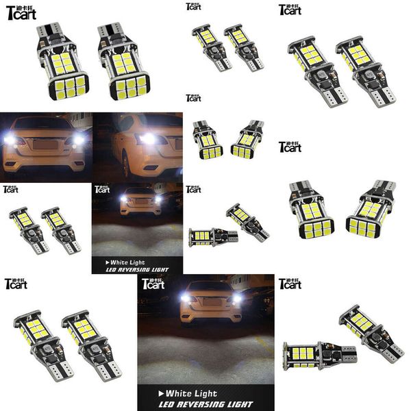 TCART T15 LED Reverse LED Canbus Back Up Lights Lampes arrière Accessoires de voiture pour Nissan Sentra B17 2012 2014 2015