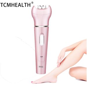 5 In 1 dames scheerschoener elektrische kop scheerlaager laadparaat epilator stripper multifunctionele elektrische lichaamshaarverwijdering exfoliërende eeltvoet