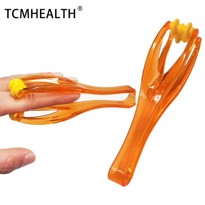 TCMHEALTH Hand Acupuncture Points Finger Joint Hand Massager Rollers Health Care Relaxation Blood Circulation