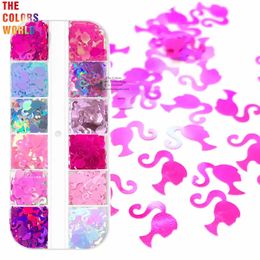 TCT-830 Hoofd van een groep kinderen Nagels Kunst Glitter Pailletten Pailetten Hars DIY Maken Ambachten Tumbler Telefoonhoesje Decoratie 240202