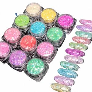 tct-866 Cosmetische kwaliteit Milieuvriendelijk Biologisch afbreekbaar Glitter Sparkle Laser Regenboog Kleurrijk Voor Ogen Make-up Lipgloss Lichaam Loti J9f0#