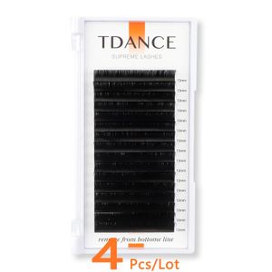 TDANCE 4 Case/Lot Wimpers Extension Supplies Valse Professionele Nertsen Wimpers Extensions Russische Volume Wimpers 240301
