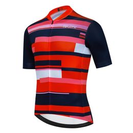 TDF Raudax Sports Team Short Sleeve Cycling Jerseys ROPA Ciclismo Hombre Summer Cycling Clothing Triathlon Bike Uniform Shirts 240411