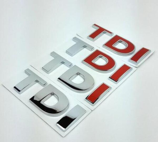 Tdi Badge Emblem Seginas de calcomanías Logotipo para VW Polo Golf Jetta Passat B5 B6 GTI Touran Bora ACCESORIOS DE CAR CAR