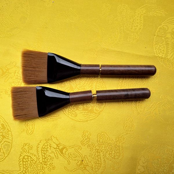 Fabricants de brosses à thé double usage grande brosse à bois électrique plateau à thé brosse grand bois électrique tête plate pot stylo électrique brosse à bois en gros