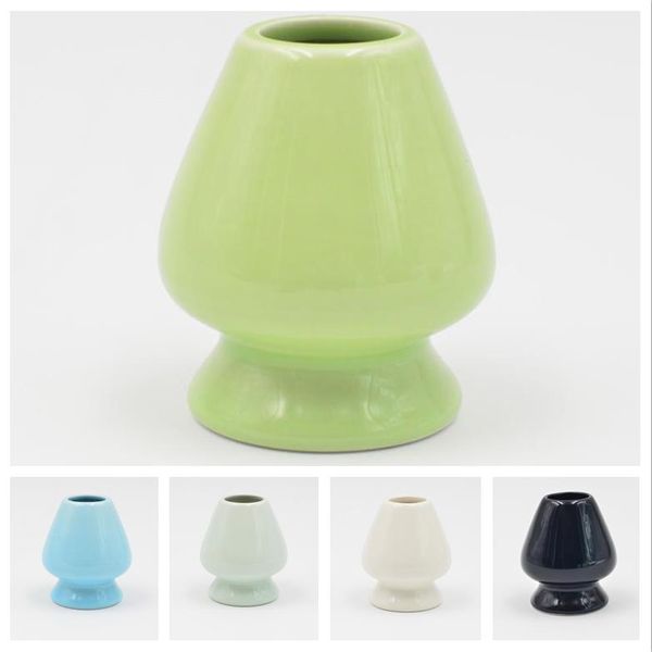 Pinceaux à thé Teaware Cuisine, Bar à manger Maison Jardin Porte-fouet Céramique Matcha Stand Chasen Japonais Vert Drop Livraison 2021 Uvz0U