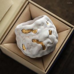 Theekopjes 150 ml retro keramische vergulde theekopjes 24 K goud ornament Japans traditioneel met geschenkdoos