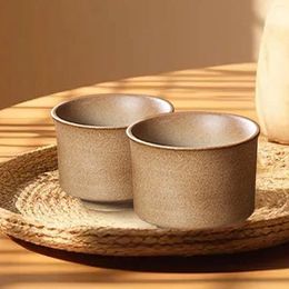 Tasses à thé 2x tasse japonaise verres durables 125ml café en porcelaine personnel pour les amoureux de la maison cadeau Camping maison en plein air