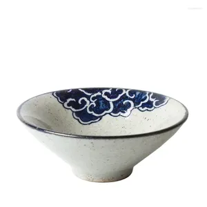 Theekopjes 70ml Vintage Handgeschilderde Chinese Wolk Blauwe Mooie Hoed Cup Set Theewaar Kom Voor Ceremonie Theekopje Koffiemokken