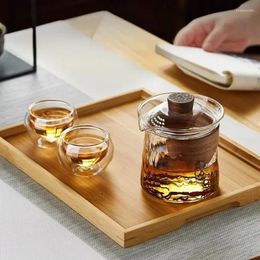 Tasses de thé à thé filtre de bol de couvercle en verre résistant à la chaleur résistance à la chaleur résistance à l'infuseur noir