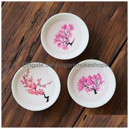 Theekopjes Japanse magische sakura cup koude temperatuur kleur veranderen bloem display keramische kung fu bowl 1020 drop levering home otgcl