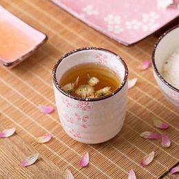 Tasses à thé de style japonais boire des fleurs de cerise
