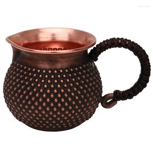 Theekopjes Vintage Gouden Rand Handgemaakte Justitie Cup Theekopjes Met Schoteltjes Chinese Burn Water Set Filter Theeservies