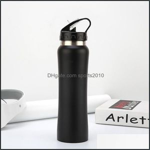 Tazas de té Taza de agua Acero inoxidable 500 ml Hervidor de dos pisos Aire libre Movimiento de viaje Nuevo estilo Muchos colores Tapas de vacío Venta 20Sc P1 Dhuj2