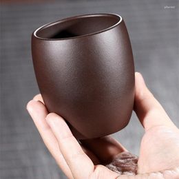Tasses à thé Yixing Zisha Cup marquée maître chinois original minerai violet grain Kungfu 160 ml en ventes