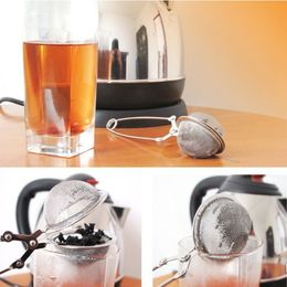 Infuseur à thé en acier inoxydable 304, sphère en maille, passoire à thé, café, herbes, épices, filtre, poignée de diffuseur, boule de thé, qualité supérieure