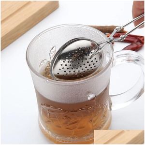Infuseurs de thé Réutilisables en acier inoxydable Infuseur Sphere Mesh Casque Café Herbe Spice Filtre Diffuseu
