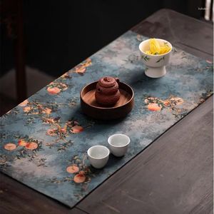 Thee servetten geurige wolkengaren Zen Zen kleine mat vintage stijl stof Chinese tafelkleed dubbelzijdige ceremonie met dubbele doeleinden