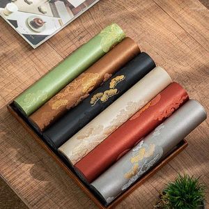Thee servetten mat Chinese stijl Zen tafelkleed high-end betaalbare hardloper vintage brokaat handdoek