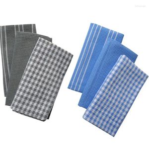 Tapkins de thé Ensemble de 3 serviettes de tabot à vaisselle absorbantes et sans pelucheuse serviettes lavables