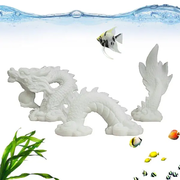 Statue de Dragon en résine pour animaux de compagnie, théière créative chinoise, Figurine de jeu, Sculpture, ornements de bureau