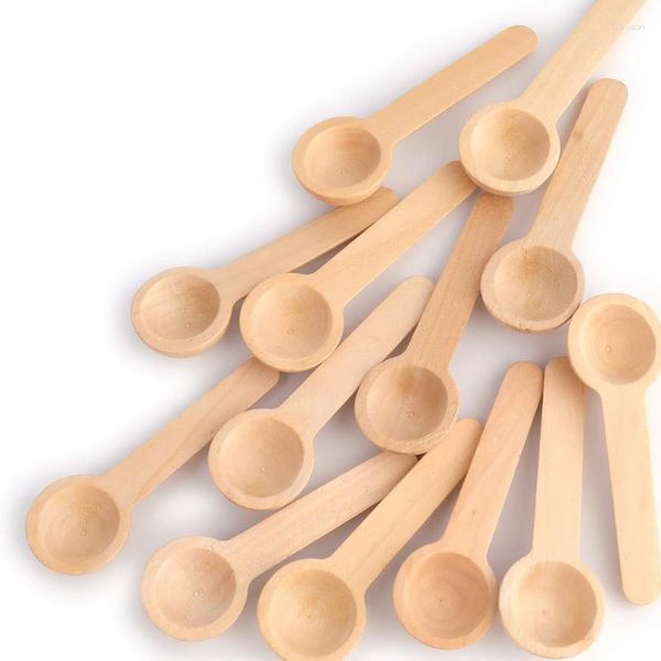 Cuillères à thé 10 pièces petites cuillères en bois outils de restauration pour enfants Gadgets de Bar cuillère à thé au miel pour la cuisine assaisonnement confiture de café