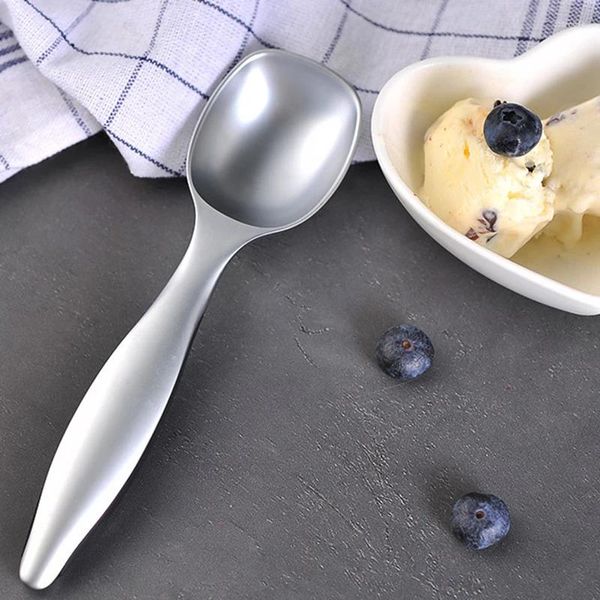 Scoops de thé 1pc Ice Cream Stacks Creative Kitchen Gadget Gadget Alloy Digging Ball Spoon Dessert For Home Restaurant