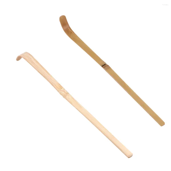 Cucharas de té, 2 uds., accesorio para el hogar, batidor, herramienta duradera, cuchara Matcha de bambú, suministros, coctelera de huevos de madera