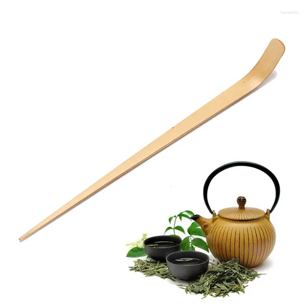 Cuillères à thé faites à la main en bambou de 18cm, cuillère à Matcha Chashaku rétro japonais, bâtons de cérémonie verts, outil