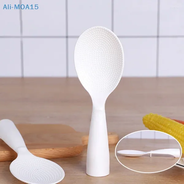 Posetas de té arroz Scoop Stand-up Cuchara de plástico antiadherente PP Cocina Cocina Cocina Utensilios