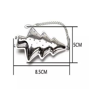Theezeef Kerstboom infuser 304 roestvrij staal losse bladkoffie Seizoensfilter RRD7301