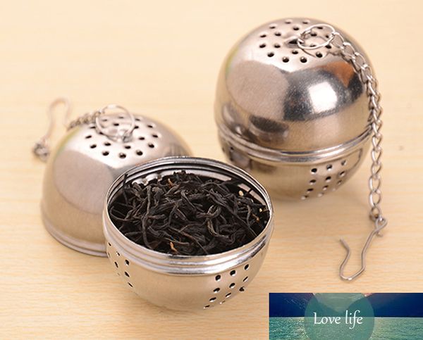 Passoire à thé en acier inoxydable boule à thé sphère verrouillage épice maille infuseur filtre livraison directe