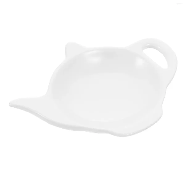 Bandejas para té, bolsa de cerámica, platillo, soporte multifunción para bolsita de té, decoración de mesa, bandeja para el hogar, anillo para joyería, plato profesional delicado