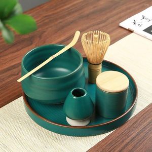 Theesbladen keramiek keramische groene houder lichtgewicht ondersteuning accessoire borstels tools theeware accessoires