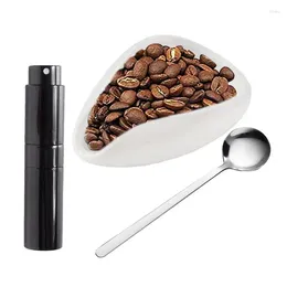 Theescènes koffieboon dosering beker spuitfles en digage containers separator schepen gereedschap espresso -accessoires