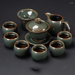 Tea Trays Cup Pet Ceramic Pot Automatisch Chinese Gaiwan Porselein Set Vintage Gongfu Materos Yerba Mate Jingdezhen