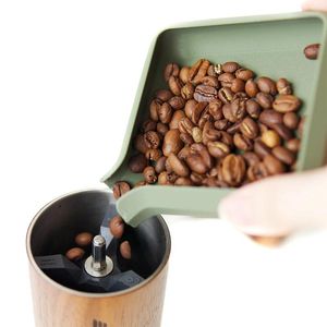 Plateaux à thé en grains de café carrés verts, accessoires expresso à dosage unique pour les amateurs de Barista, outil de capacité de 20 à 25g
