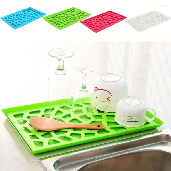 Bandejas de té de estilo coreano Siring Serving Dos capas Drense Rack Fruits Plate