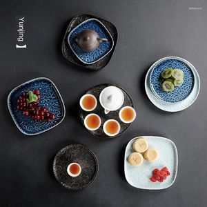 Bandejas de té de té que llevan disco seco de bulbo Ying Qing Ceramic