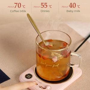 Theevak USB elektrische mok mat koffie warmer kussen kopje verwarming constante temperatuur verwarming melk water thuiskantoor cadeau