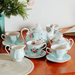 Tasse à thé soucoupe ensemble café thé thé chinois pour adultes boîte-cadeau théière 38oz outils cuisine barre à manger maison jardin 240328