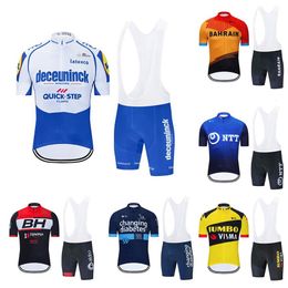 Équipe 2021 Jersy de cyclisme pour hommes Set Summer Mountain Bike Vêtements Pro Bicycle Cycling Jersey Sportswear Suit Maillot Ropa Ciclismo293m