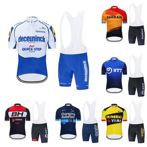 Team 2021 Mens Cycling Jersey Set Summer Mountain Bike Clothing Pro Bicycle Cycling Jersey Sportswear Suit Maillot Ropa Ciclismo2207