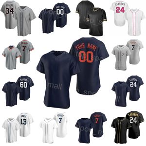 Equipo Béisbol 13 Eric Haase Jersey 39 Zach McKinstry 24 Miguel Cabrera 60 Akil Baddoo 7 Jonathan Schoop 34 Jake Rogers Space City Connect Flexbase Custom Men Youth L-H