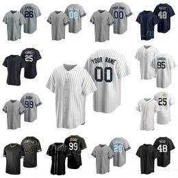 Team Baseball 99 Aaron Judge Jerseys 48 Anthony Rizzo 25 Gleyber Torres 11 Anthony Volpe 95 Oswaldo Cabrera 26 DJ Lemahieu 28 Josh Donaldson 33 David Wells Man Woman Y-J